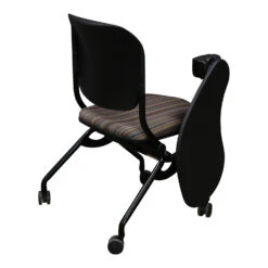 KI Torsion Used Nesting Chair W Right Tablet, Bronze Line Pattern -Office Furniture Store KI Torsion Used Nesting Chair Right Tablet Bronze Line Pattern 04