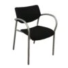Keilhauer Also Used Stack Chair, Black