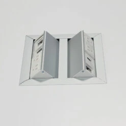 Other 60×36 Laminate Used Bullet Shaped Conference Table, White -Office Furniture Store Laminate Used Bullet Shaped Conference Table White 05 1