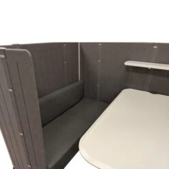 Modern Workstation Right Return, Gray -Office Furniture Store Modern Workstation Right Return Gray 03