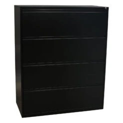 Other Office Star Products Used 4 Drawer Lateral File 36 Inch, Black
