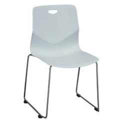 Peak By GoSIT Version 2 Stack Chair, Light Gray