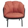 Piper By GoSIT Accent Chair, Orange And Brown