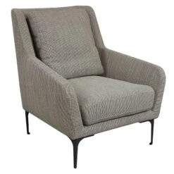 Reef By GoSIT Modern Reception Club Chair, Gray
