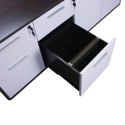 Sonoma Manager Lifting L-Shaped Laminate Desk With Left Return, Gray And White Version 2 -Office Furniture Store Sonoma lfting desk left 07