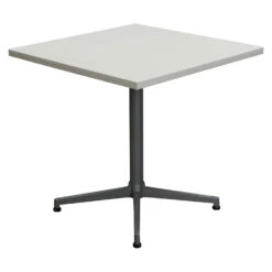 Other Square 30 Inch Used Laminate Cafe Table, White