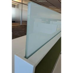 Steelcase Answer 5×2.5 Used Cubicle W Glass In Blues & Greens, Sold In Pods -Office Furniture Store Steelcase Answer 5x2.5 Used Cubicle Glass Blues Greens Sold in Pods 06