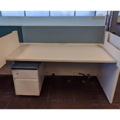 Steelcase Answer 5×2.5 Used Cubicle W Glass In Blues & Greens, Sold In Pods -Office Furniture Store Steelcase Answer 5x2.5 Used Cubicle Glass Blues Greens Sold in Pods 09