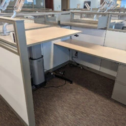 Steelcase Answer 6×6 Used Buddy Station, Light Taupe – Sold In Pods -Office Furniture Store Steelcase Answer 6x6 Used Buddy Station Light Taupe 02