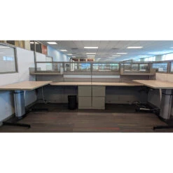 Steelcase Answer 6×6 Used Buddy Station, Taupe – Sold In Pods -Office Furniture Store Steelcase Answer 6x6 Used Buddy Station Taupe 04