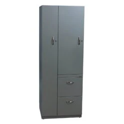 Steelcase Answer Used Storage Tower Left, Mineral Metallic