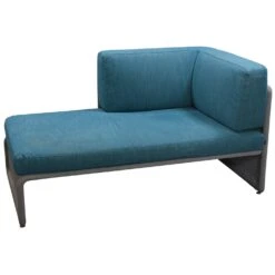 Steelcase Coalesse Lagunitas Lounge System Used Two Seater Sofa, Gray And Turquoise