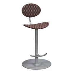 Steelcase Coalesse Used Cafe Stool, Multicolored Pattern