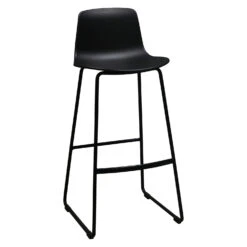 Steelcase Coalesse Used Enea Lottus Armless Stool, Black