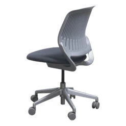 Steelcase Cobi Used Armless Mesh Back Chair, Gray -Office Furniture Store Steelcase Cobi Used Armless Mesh Back Chair Gray 03