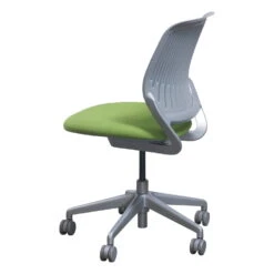 Steelcase Cobi Used Armless Mesh Back Chair, Lime Green -Office Furniture Store Steelcase Cobi Used Armless Mesh Back Chair Lime Green 03