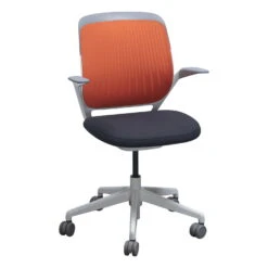 Steelcase Cobi Used Mesh Back Conference Chair, Orange