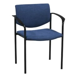Steelcase Player Used Stack Chair, Admiral Blue
