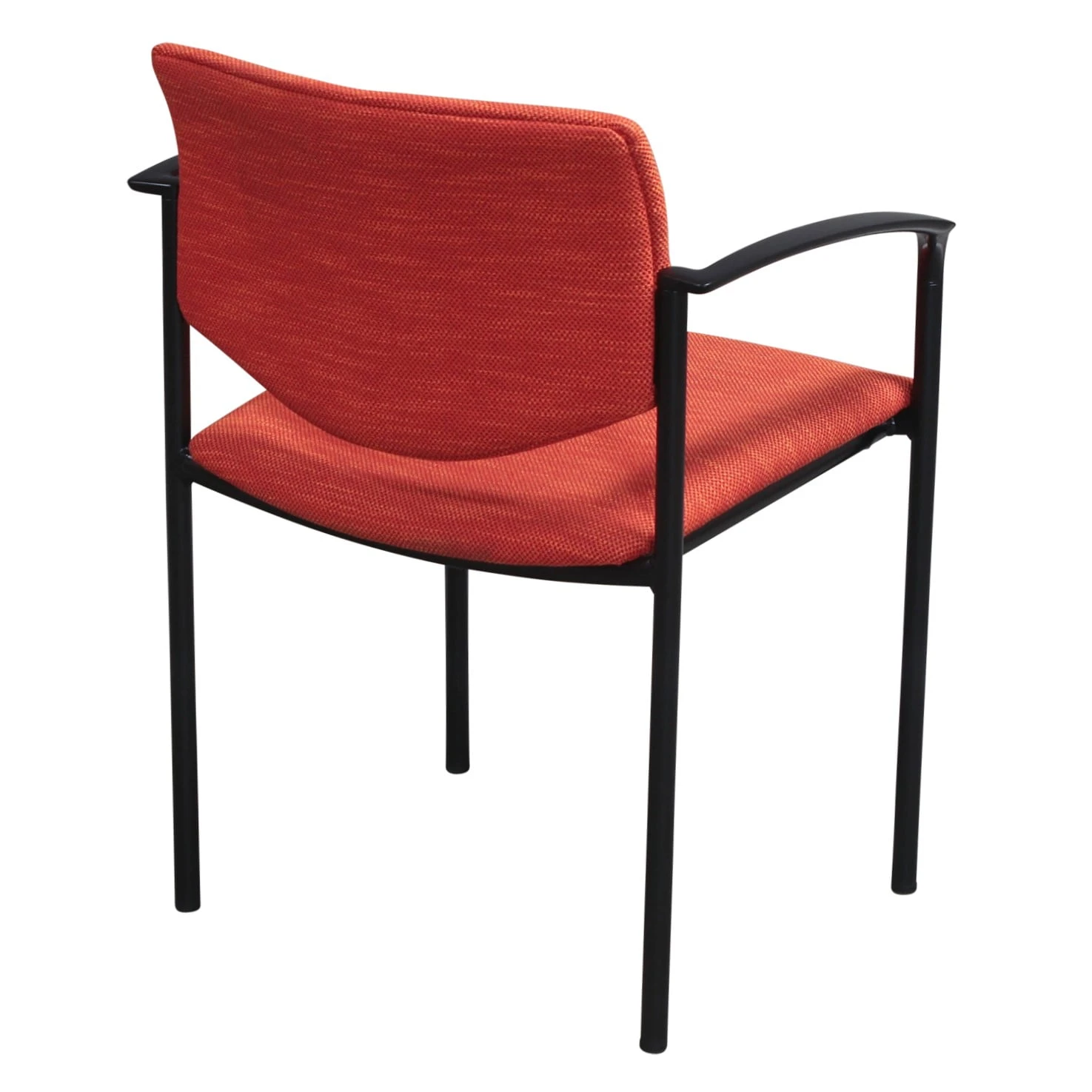 Steelcase Player Used Stack Chair, Poppy Orange 2 Steelcase Player Used Stack Chair, Poppy Orange - Image 2