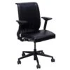 Steelcase Think Used Leather Task Chair, Black