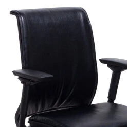 Steelcase Think Used Leather Task Chair, Black -Office Furniture Store Steelcase Think Black Ray 04