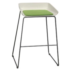 Steelcase Turnstone Used Scoop Stool, Green