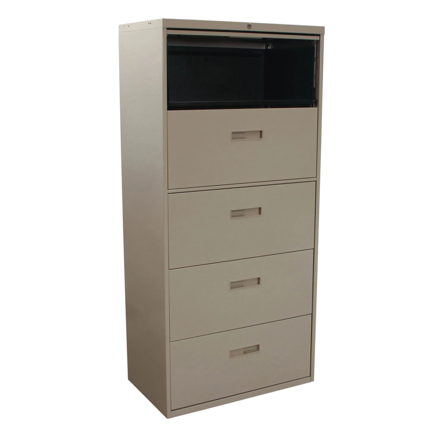 Steelcase Used 5 Drawer 30 Inch Lateral File, Putty 2 Steelcase Used 5 Drawer 30 Inch Lateral File, Putty - Image 2