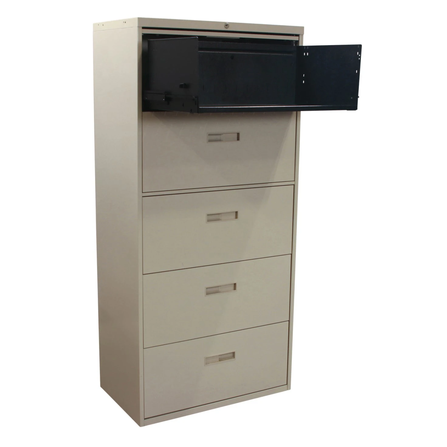 Steelcase Used 5 Drawer 30 Inch Lateral File, Putty 3 Steelcase Used 5 Drawer 30 Inch Lateral File, Putty - Image 3