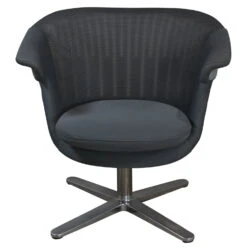 Steelcase I2i Used Gray Mesh Lounge Chair, Gray