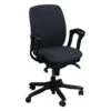 Teknion Amicus Synchro Used Conference Chair, Smoke Gray
