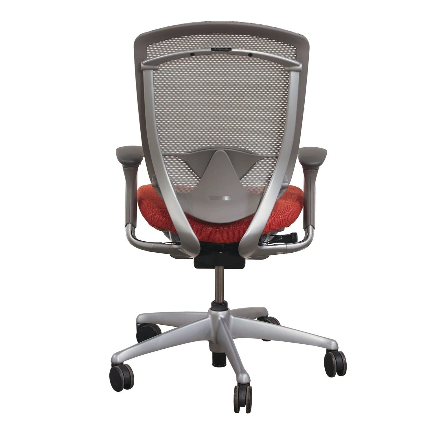 Teknion Contessa Used Mesh Back Task Chair, Poppy Orange 3 Teknion Contessa Used Mesh Back Task Chair, Poppy Orange - Image 3