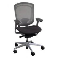 Teknion Contessa Used Mesh Back Task Chair, Smoke
