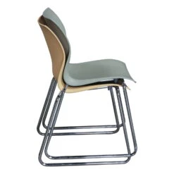 Teknion Nami Used Stack Chair, Butterscotch -Office Furniture Store Teknion Nami Used Stack Chair Butterscotch 03