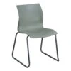 Teknion Nami Used Stack Chair, Sage