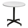Other Used 30 In Round Laminate Cafe Table, White