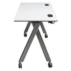 Other Versteel Used 24×60 Inch Training Table W Primary Power, White -Office Furniture Store Versteel Used Training Table Power White 03