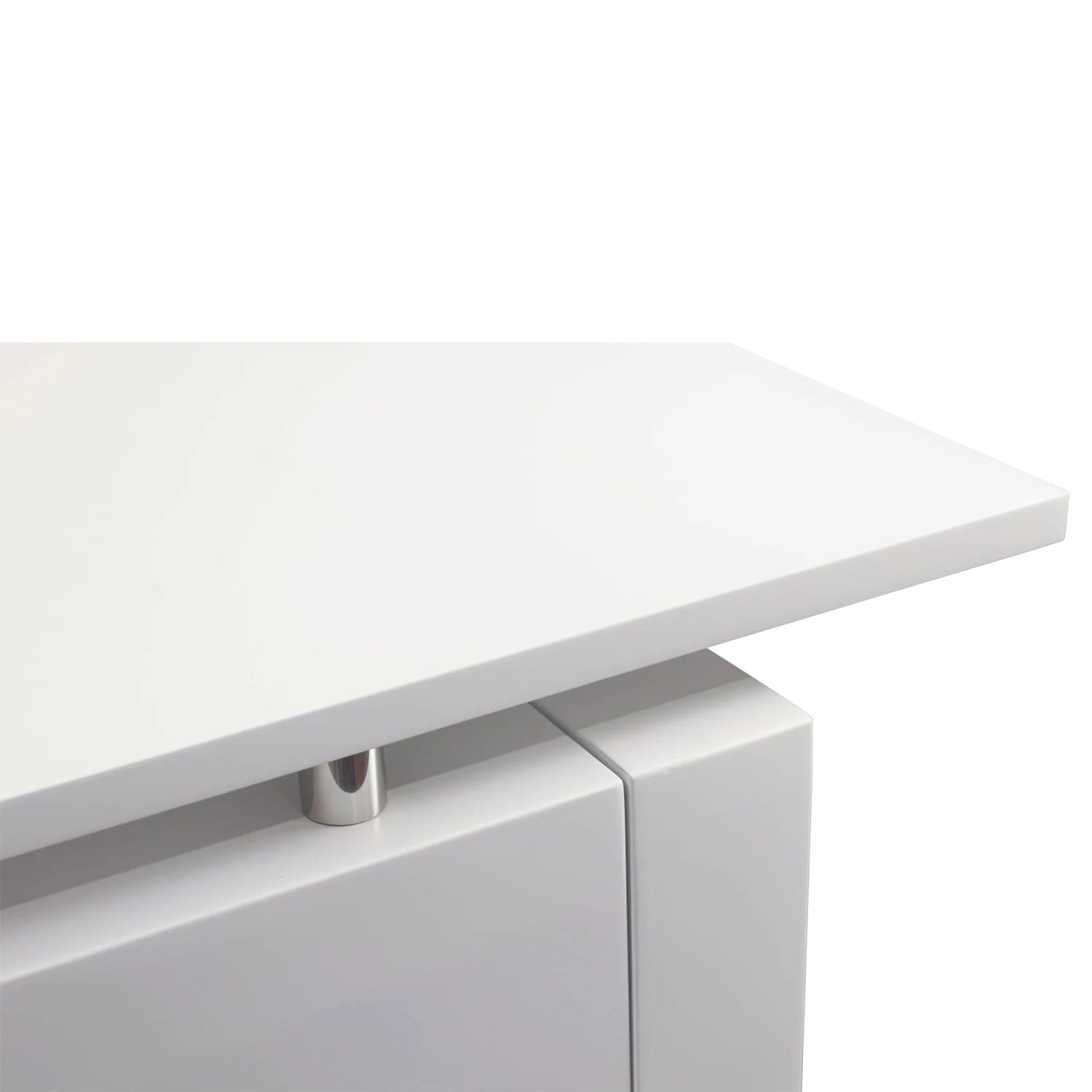 Westport Deluxe U-Shape Desk With 96 In Credenza Left Return, White 6 Westport Deluxe U-Shape Desk With 96 In Credenza Left Return, White - Image 6