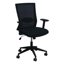 Wework Mesh Back Used Office Task Chair, Black