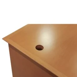 Wood Veneer Used Left Return U Shape Desk, Maple -Office Furniture Store Wood Veneer Used Left Return U Shape Desk Maple 08