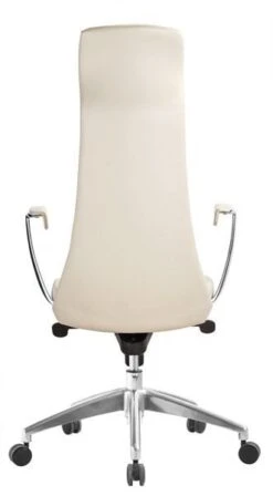GoSit New Contemporary Leather Executive Chair, Creme -Office Furniture Store ZM 837A cream 4