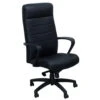 Derrick By GoSit New Executive Leather Task Chair, Black