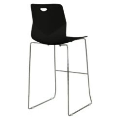 Peak By GoSIT Stackable Stool, Black -Office Furniture Store goSIT Black Stacking Stool 03