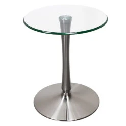 GoSIT New Glass Top Side Table
