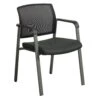 Skipper By GoSIT Mesh Back Side Chair, Black