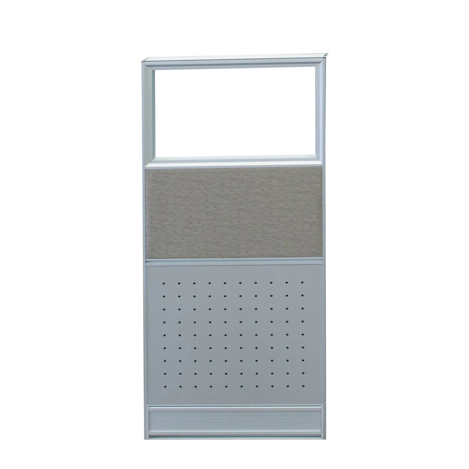 24×60 New GoSIT Max06 Cubicle Fabric And Clear Glass Wing Panel, Taupe 1 24×60 New GoSIT Max06 Cubicle Fabric And Clear Glass Wing Panel, Taupe