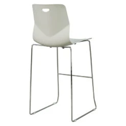 Peak By GoSIT Stackable Stool, Light Gray -Office Furniture Store goSIT Peak Stool Gray 03