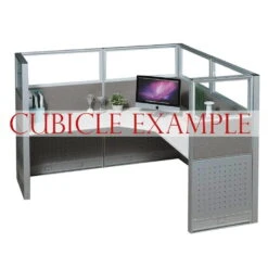 24×60 New GoSIT Max06 Cubicle Fabric And Clear Glass Wing Panel, Taupe 6 24×60 New GoSIT Max06 Cubicle Fabric And Clear Glass Wing Panel, Taupe -Office Furniture Store goSIT Taupe Cube Short 01 Example 5