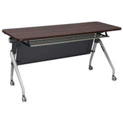 GoSIT New Mobile Nesting Table 59 Inch, Walnut