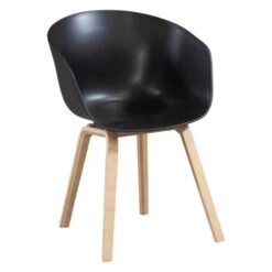 Hawkins By GoSIT New Modern Side Chair, Black