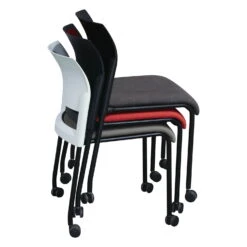 Steelcase Move Used Black Stack Chair, Turquoise -Office Furniture Store steelcase move used stack chairs 3